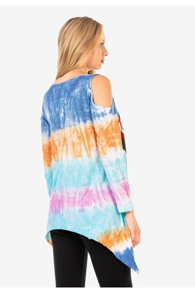 Cipo&Baxx Wl294 Μακρύ μπλουζάκι με σχέδιο