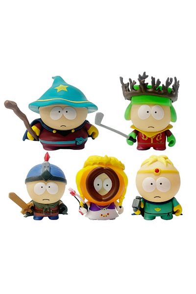 Takara Tomy Second Generation 2 5pcs/lot Pvc Southern Park Action Figure Toys Popular Model Creative Austral Par