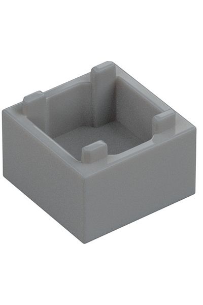 LEGO Accessory Moc Custom Container Box 2 X 2 X 1 Light Gray Small Case Crate 2 Pieces Will Be Sent