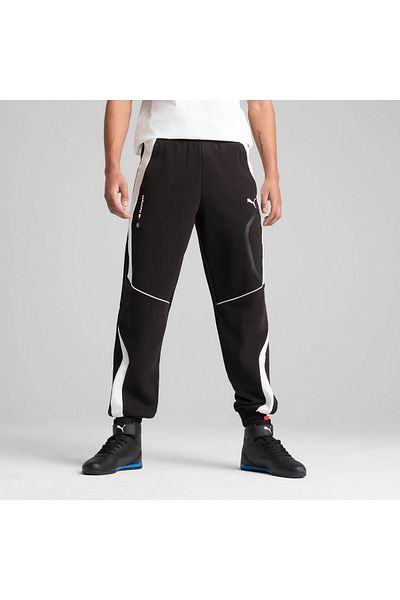 Puma Ανδρικό μαύρο αθλητικό παντελόνι Bmw Motorsport (630617-01)