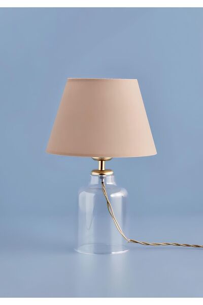 HOMİNG Homing Noi Transparent Crystal Lampshade-Milk Coffee