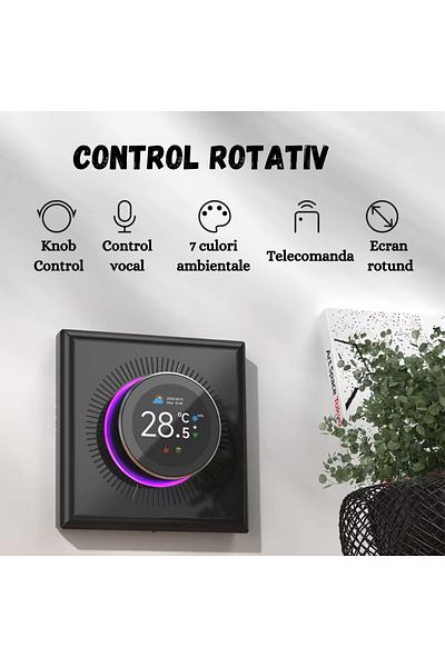 BIRAI Termostat inteligent de ambient pentru încălzire centrală