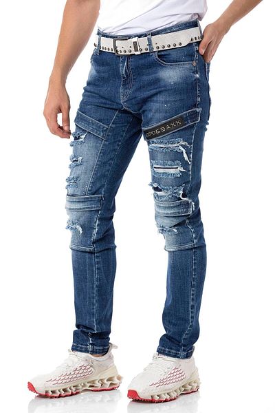 Cipo&Baxx Мъжки дънки Slim Cut Basic Cd555