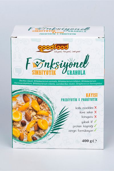Good Food Sinbiotic Granola Apricot 400 Gr