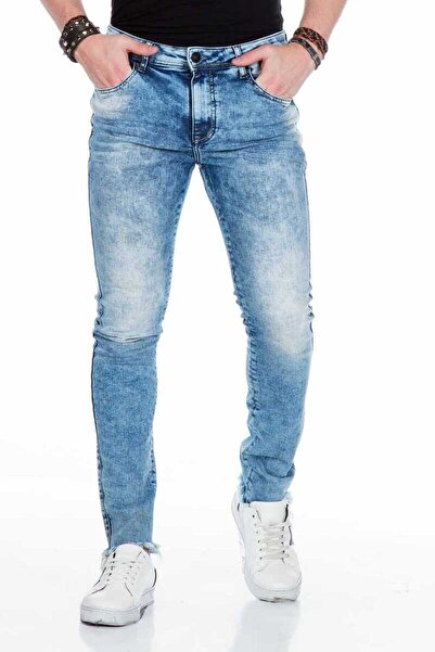 Cipo&Baxx Cd445 Distressed Denim Slim Fit Jean Trousers