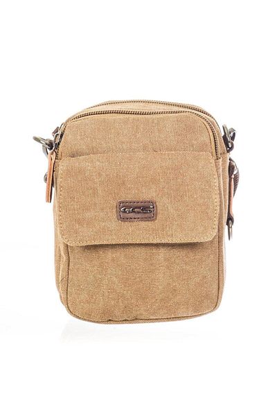 ÇÇS Τσάντα Unisex Καφέ χιαστί 31067
