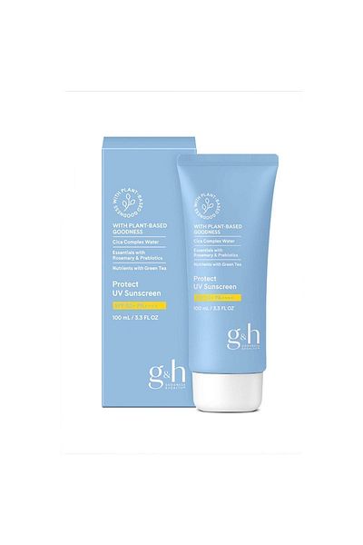 G&h Protect Uv Spf 50 Pa Sunscreen Cream with Light Texture That Nourishes Skin Flora