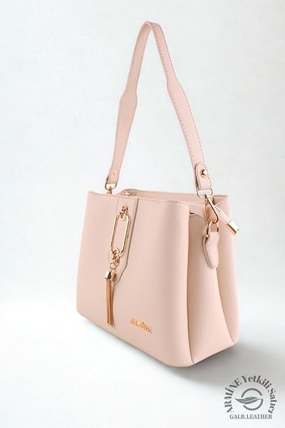 Armine Original Armine Premium Quality Women's Shoulder and Hand Bag Suitable for Daily Use 361 Cream
