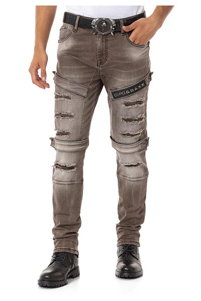 Cipo & Baxx CD555 Ανδρικό τζιν παντελόνι Slim Cut Basic