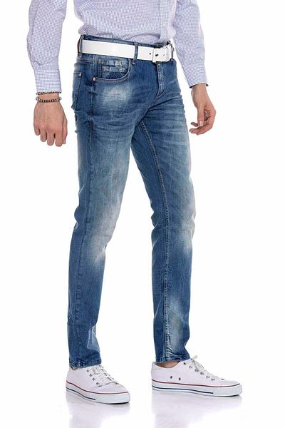 Cipo&Baxx Мъжки дънки Cd319b Light Slim Fit Skinny Leg