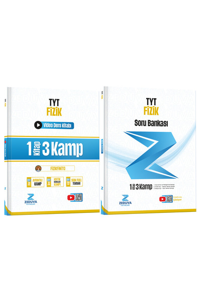 Zeduva Fizikfinito TYT Fizik 1 Kitap 3 Kamp Video Ders Kitabı ve Soru Bankası...