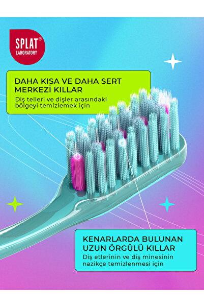 Splat Ortodontik Diş Fırçası Smilex Ortho Yumuşak