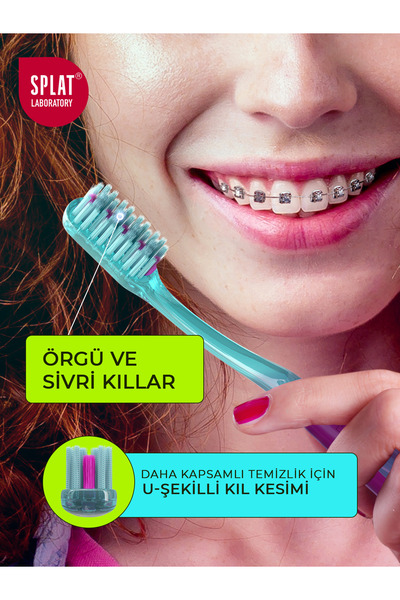 Splat Ortodontik Diş Fırçası Smilex Ortho Yumuşak