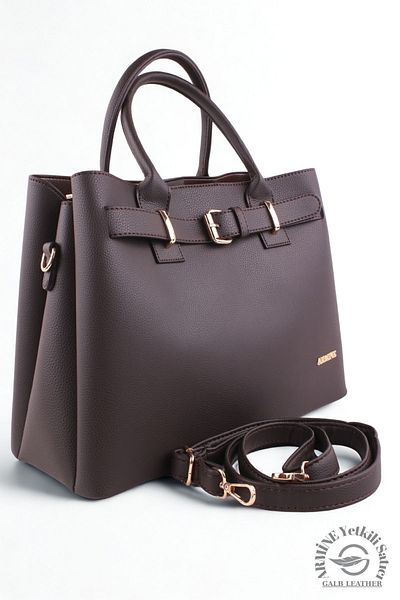 Armine Original Armine Premium Quality Women's Shoulder and Hand Bag Suitable for Daily Use Brown 395