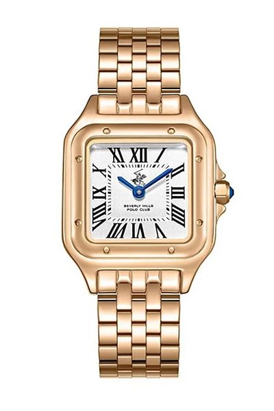 Beverly Hills Polo Club BEVERLY HILLS POLO CLUB BP3755C.430 Women Analog Display Watch & Metal Strap Rose Gold