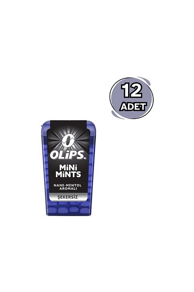 Olips Mini Mints Sugar-Free Mint & Menthol Flavored Confectionery 12.5 Gr - 12 Pieces