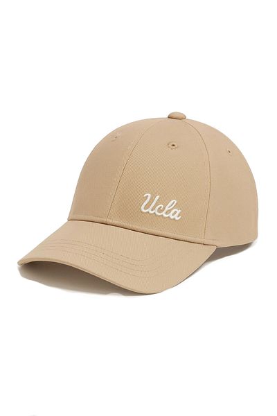 UCLA Neo Beige-White Baseball Cap Embroidered - Unisex Hat