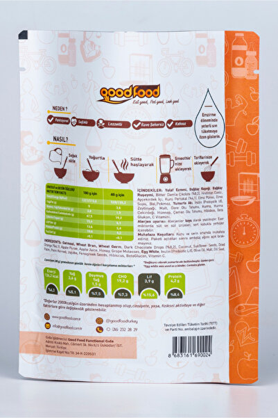 Good Food Portakal & Çikolata Granola 140 gr