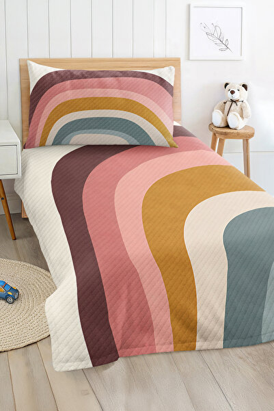 Realhomes Mushroom Patterned Single Children's and Teenager's Room Pique Set ...