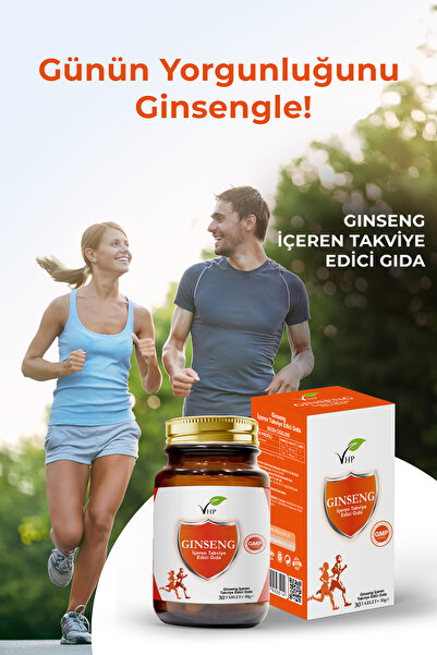 VHP BİTKİSEL ÜRÜNLER Ginseng 30 Tablet