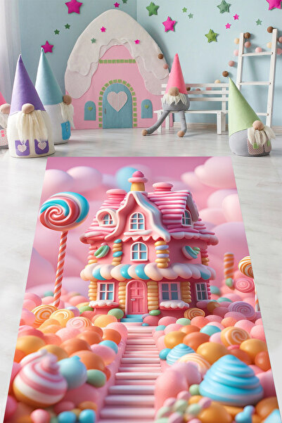 Play Rug Machine Washable Anti-Slip Base Stain Resistant Young Actor and Nursery Rug-shelter