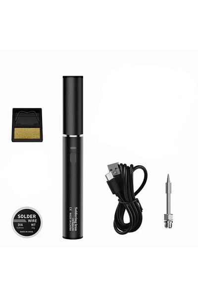 Choice 5-piece Set Usb Soldering Iron 5v Mini Convenient Adjustable Temperature Home Tools Diy Manual Radio