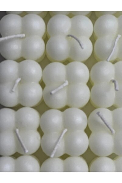 MK hobievimm 20 Adet Mini Bubble Kokulu Mum ( Söz, Nişan, Düğün İçin Hediyelik)