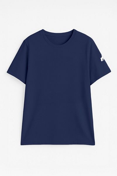 MARKAPIA Ανδρικό μπλουζάκι Crew Neck Basic μονόχρωμο κοντομάνικο γκρι