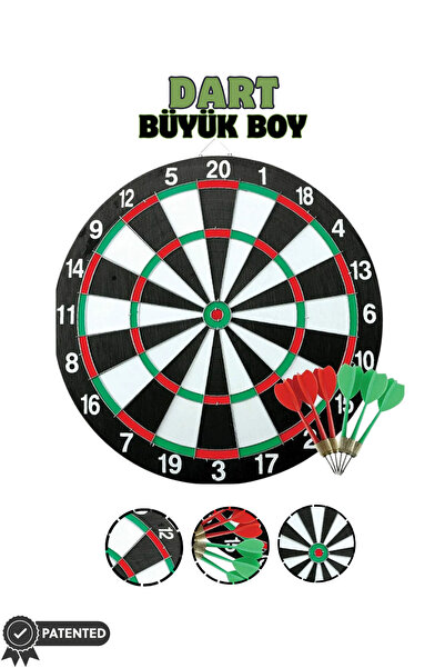 Genel Markalar Orta Boy Dart Seti 12 Inc