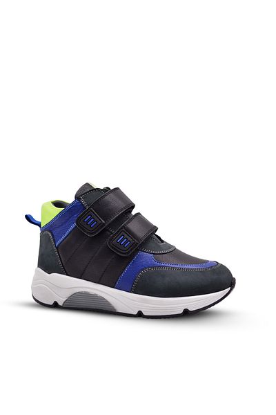 kids A more Oslo Nubuck Detailed Leather Boy's Boots Black
