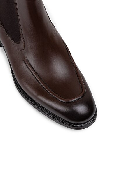 Deery Hakiki Deri Kahverengi Erkek Chelsea Bot