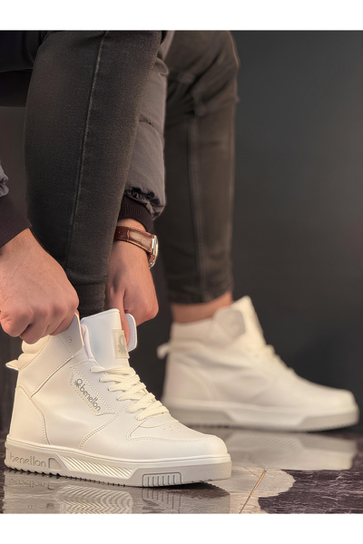 Benetton 31087 Erkek Günlük Boğazlı Sneaker Ayakkabı