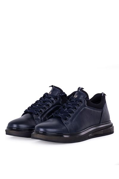Pierre Cardin Pantofi clasici pentru bărbați - talpă înaltă, piele naturală
