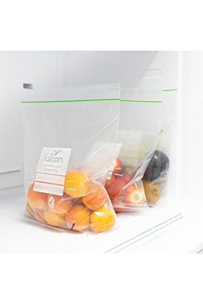 Falcon Zipper Bags 18cm X 21cm – 50pcs | Reusable, Airtight, Leakproof Storage Bags