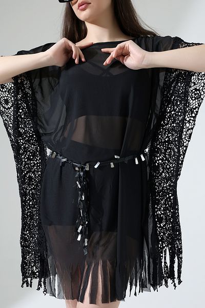 Esberin Lacy Tulle Pareo