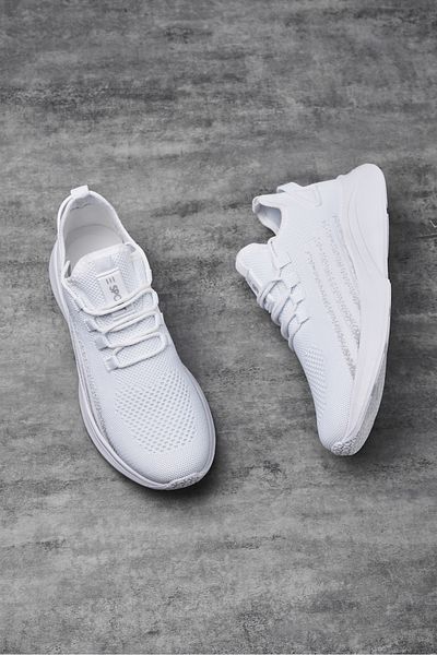 E SPORT White Men's Walking Light Knitwear Shoes