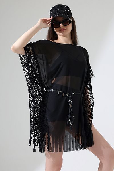 Esberin Lacy Tulle Pareo