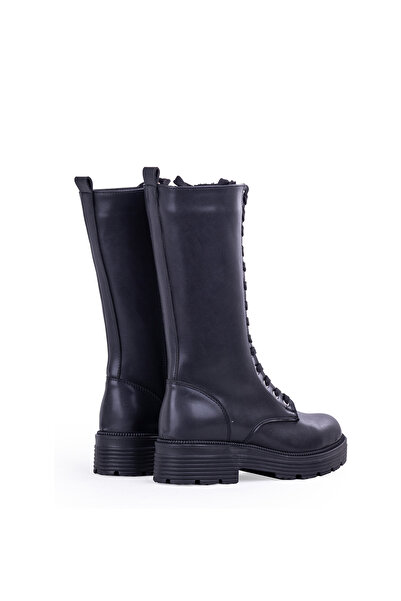 Pierre Cardin Γυναικείες μπότες με κορδόνια με φερμουάρ