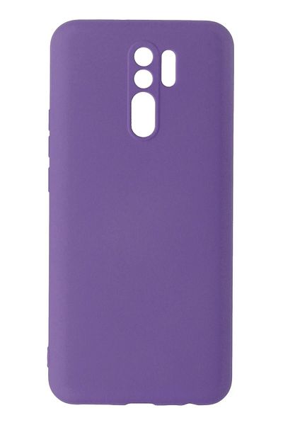 CepteToptan حافظة هاتف Xiaomi Redmi 9 من السيليكون المخملي الداخلي نانو - أرجواني - MKİ8463-9439