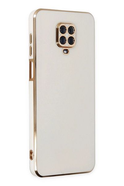 CepteToptan جراب هاتف Xiaomi Redmi Note 9 Pro من السيليكون - أبيض - MKİ5759-7895