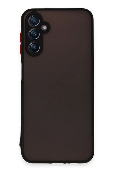 CepteToptan حافظة سامسونج جالاكسي A24 4G غطاء سيليكون مونتريال - أسود - MKİ5904-5597