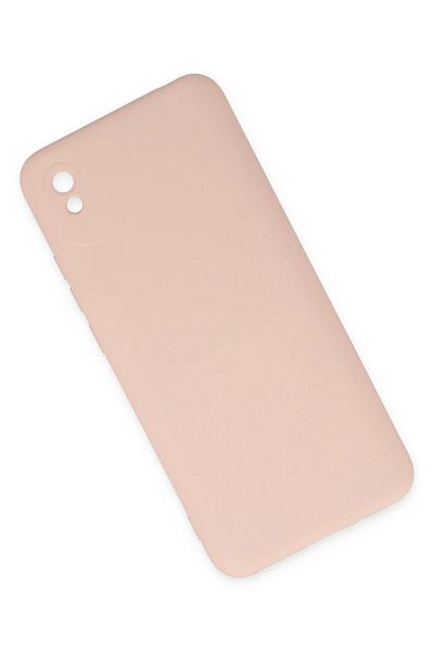 CepteToptan حافظة هاتف Xiaomi Redmi 9A مصنوعة من السيليكون المخملي الداخلي - مسحوق - MKİ8969-9013