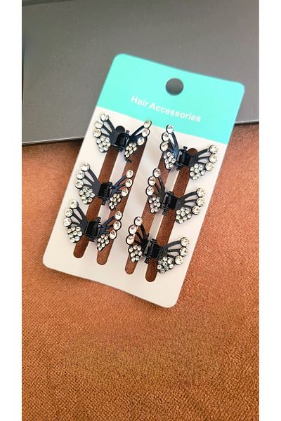 GÜLPEŞE 6 bucăți Minimal Stone Metal Butterfly Latch Cataramă-2277