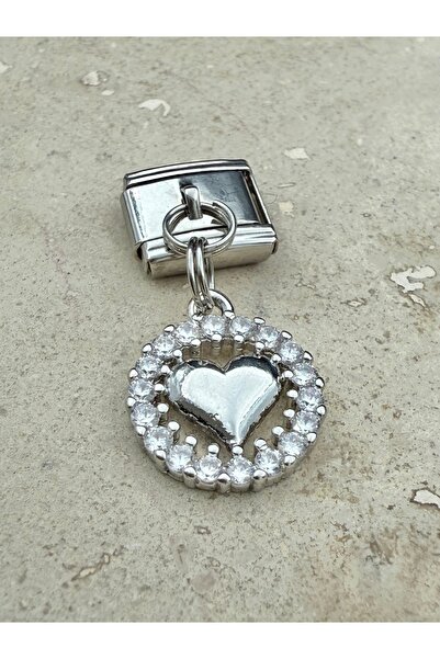 Snartun سوار إيطالي من حجر الزركون على شكل قلب من الفولاذ الساحر I سوار إيطال...