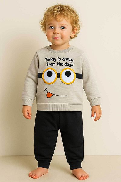 Peki Baby Boy Soft Cotton Eye Nanik Printed Set - Add 5 Pay 4 Gift T-Shirt 14731