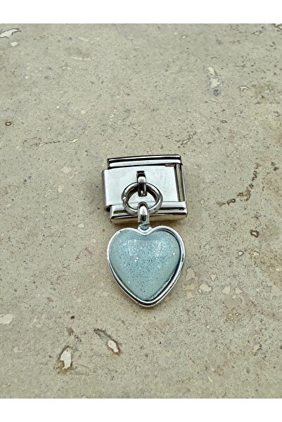 Snartun فضي القلب تحت عنوان سحر الإسورة الإيطالية الصلب أنا سحر الإسورة الإيط...