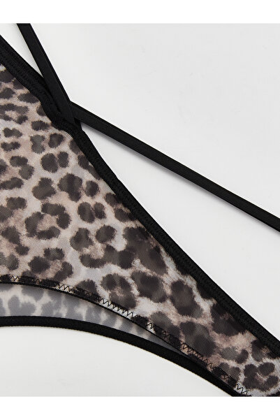 LC Waikiki Leopar Desenli Fantezi Brazilian Külot