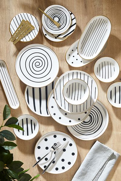 Fecra Dark 25 Piece Breakfast Set