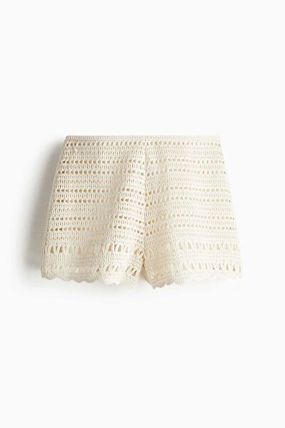 H&M Crochet-look mini shorts