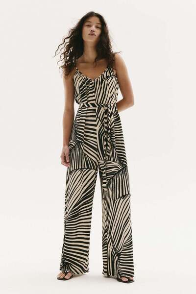 H&M Tie-belt jumpsuit